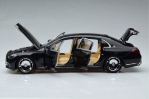 Mercedes Maybach S600 W222 V12 Biturbo Obsidian Μαύρο Almost Real 1:18 820115 Μέταλλο - εικόνα 4 από 11