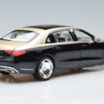 Mercedes Maybach S680 X223 Χρυσό Μαύρο Metallic Norev 1:18 183917 Μέταλλο - image 3 of 7