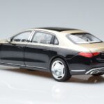 Mercedes Maybach S680 X223 Χρυσό Μαύρο Metallic Norev 1:18 183917 Μέταλλο - image 6 of 7