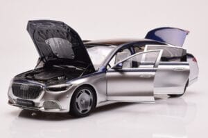 Mercedes Maybach S680 W223 Nautical Μπλε Cirrus Ασημί Almost Real 1:18 820125 Μέταλλο - εικόνα 2 από 8