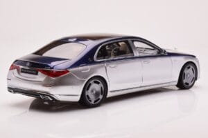 Mercedes Maybach S680 W223 Nautical Μπλε Cirrus Ασημί Almost Real 1:18 820125 Μέταλλο - εικόνα 3 από 8