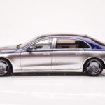 Mercedes Maybach S680 W223 Nautical Μπλε Cirrus Ασημί Almost Real 1:18 - image 4 of 8