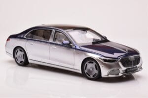 Mercedes Maybach S680 W223 Nautical Μπλε Cirrus Ασημί Almost Real 1:18 820125 Μέταλλο - εικόνα 6 από 8