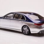 Mercedes Maybach S680 W223 Nautical Μπλε Cirrus Ασημί Almost Real 1:18 - image 7 of 8