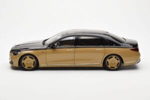 Mercedes Maybach S680 W223 Obsidian Μαύρο Sand Almost Real 1:18 820124 Μέταλλο - εικόνα 4 από 7