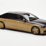 Mercedes Maybach S680 W223 Obsidian Μαύρο Sand Almost Real 1:18 - image 5 of 7