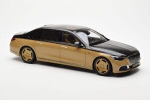 Mercedes Maybach S680 W223 Obsidian Μαύρο Sand Almost Real 1:18 820124 Μέταλλο - εικόνα 5 από 7