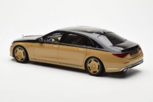 Mercedes Maybach S680 W223 Obsidian Μαύρο Sand Almost Real 1:18 820124 Μέταλλο - εικόνα 6 από 7