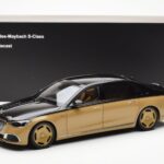 Mercedes Maybach S680 W223 Obsidian Μαύρο Sand Almost Real 1:18 - image 7 of 7