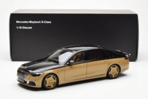 Mercedes Maybach S680 W223 Obsidian Μαύρο Sand Almost Real 1:18 820124 Μέταλλο - εικόνα 7 από 7
