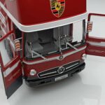 Mercedes O317 Porsche Transporter Κόκκινο CMR 1:18 - image 6 of 12
