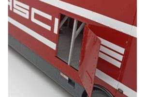 Mercedes O317 Porsche Transporter Κόκκινο CMR 1:18 CMR149 Μέταλλο - εικόνα 10 από 12
