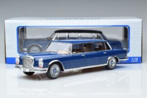 Mercedes S-Class 600 W100 LWB Pullman Σκούρο Μπλε MCG 1:18 MCG18189 Μέταλλο - εικόνα 6 από 6