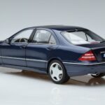Mercedes S55 AMG W220 Μπλε Norev 1:18 183817 Μέταλλο - image 6 of 7
