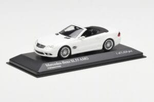 Mercedes SL 55 AMG R230 Λευκό Minichamps 1:43 400036170 Μέταλλο - εικόνα 2 από 4