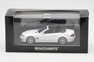 Mercedes SL 55 AMG R230 Λευκό Minichamps 1:43 400036170 Μέταλλο - εικόνα 4 από 4