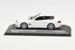 Mercedes SL 55 AMG R230 Λευκό Minichamps 1:43 400036170