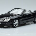 Mercedes SL500 R230 Μαύρο Norev 1:18 183840 Μέταλλο