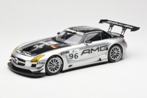Mercedes SLS AMG GT3 #96 M. Hakkinen AMG Customer Sports 6 Hours of Zhuhai ILMC 2011 Minichamps 1:18 B66960197