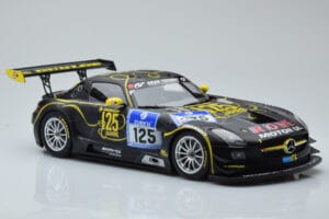 Mercedes SLS AMG GT3 Rowe Racing #125 Zehe / Bullitt / Renger / Hartung ADAC 24 Hours of Nurburgring 2013 Minichamps 1:18 151 - εικόνα 4 από 6