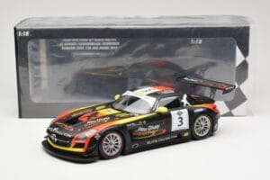 Mercedes SLS AMG GT3 #3 Team Abu Dhabi By Black Falcon K. Al Qubaisi / M. Bleekemolen / B. Schneider Winners Gulf 12 Hours Ab - εικόνα 6 από 6