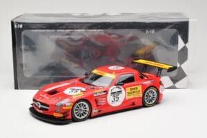 Mercedes SLS AMG GT3 #35 Team Black Falcon T. Heyer / Jafer / Lemeret 24 Hours of Spa 2011 Minichamps 1:18 151113135 Μέταλλο - εικόνα 6 από 6