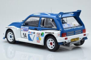 MG Metro 6R4 #14 D. Llewellin / P. Short RAC Rally 1986 IXO 1:18 18RMC068C Μέταλλο - εικόνα 5 από 6