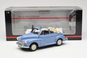 Morris Minor Καμπριολέ Μπλε Minichamps 1:18 150137030 Μέταλλο - εικόνα 8 από 8