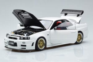 Nissan Skyline GT-R R34 Nismo Z-Tune Λευκό MotorHelix 1:18 M83407 Μέταλλο - εικόνα 2 από 11