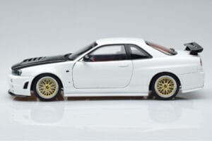 Nissan Skyline GT-R R34 Nismo Z-Tune Λευκό MotorHelix 1:18 M83407 Μέταλλο - εικόνα 5 από 11