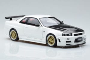 Nissan Skyline GT-R R34 Nismo Z-Tune Λευκό MotorHelix 1:18 M83407 Μέταλλο - εικόνα 6 από 11