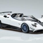 Pagani Zonda HP Barchetta Carbon Fiber Λευκό LCD 1:18 LCD18009 WH Μέταλλο - image 6 of 9