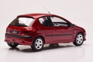 Peugeot 206 S16 Κόκκινο Otto 1:18 OT1039 Ρητίνη - εικόνα 2 από 6