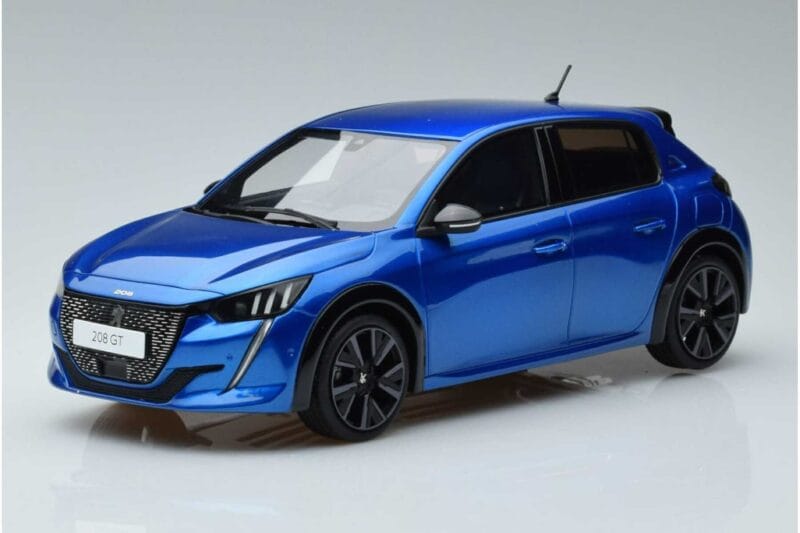Peugeot 208 GT Line Μπλε Otto 1:18 OT392 Ρητίνη