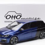 Peugeot 308 GTI Magnetic Μπλε Μαύρο Otto 1:18 OT922 - image 6 of 6