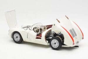 Porsche 550 Spyder Έκδοση 70 Χρόνων Λευκό Schuco 1:18 450033300 Μέταλλο - εικόνα 5 από 8
