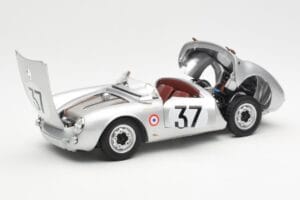 Porsche 550 RS Spyder #37 H. Polensky / R. von Frankenberg 24 Hours of Le Mans 1955 Schuco 1:18 450033400 Μέταλλο - εικόνα 2 από 8