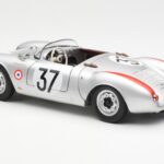 Porsche 550 RS Spyder #37 H. Polensky / R. von Frankenberg 24 Hours of Le Mans 1955 Schuco 1:18 450033400 - image 7 of 8