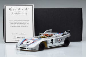 Porsche 908/03 #4 V. Elford / G. Larrousse 1000km Nurburgring 1971 AUTOart 1:18 87181 Μέταλλο - εικόνα 8 από 8