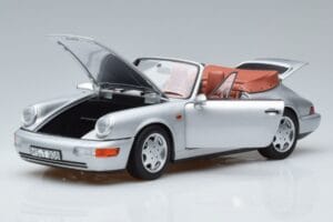 Porsche 911 964 Carrera 2 Καμπριολέ Ασημί Norev 1:18 187330 Μέταλλο - εικόνα 2 από 7
