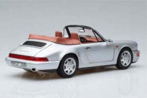 Porsche 911 964 Carrera 2 Καμπριολέ Ασημί Norev 1:18 187330 Μέταλλο - εικόνα 3 από 7