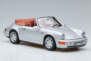 Porsche 911 964 Carrera 2 Καμπριολέ Ασημί Norev 1:18 187330 Μέταλλο - εικόνα 5 από 7