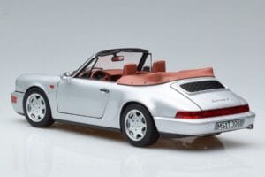 Porsche 911 964 Carrera 2 Καμπριολέ Ασημί Norev 1:18 187330 Μέταλλο - εικόνα 6 από 7