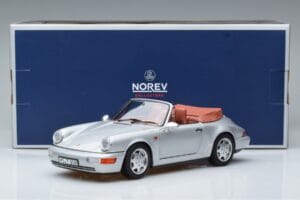 Porsche 911 964 Carrera 2 Καμπριολέ Ασημί Norev 1:18 187330 Μέταλλο - εικόνα 7 από 7