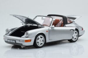 Porsche 911 964 Carrera 4 Targa Polar Ασημί Norev 1:18 187342 Μέταλλο - εικόνα 2 από 9