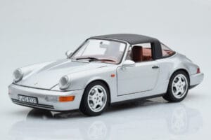 Porsche 911 964 Carrera 4 Targa Polar Ασημί Norev 1:18 187342 Μέταλλο - εικόνα 4 από 9