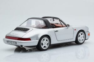 Porsche 911 964 Carrera 4 Targa Polar Ασημί Norev 1:18 187342 Μέταλλο - εικόνα 5 από 9