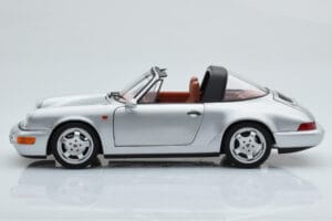 Porsche 911 964 Carrera 4 Targa Polar Ασημί Norev 1:18 187342 Μέταλλο - εικόνα 6 από 9