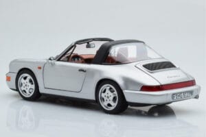 Porsche 911 964 Carrera 4 Targa Polar Ασημί Norev 1:18 187342 Μέταλλο - εικόνα 8 από 9