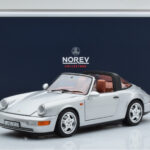 Porsche 911 964 Carrera 4 Targa Polar Ασημί Norev 1:18 - image 9 of 9
